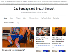 Tablet Screenshot of gaybreathcontrol.com